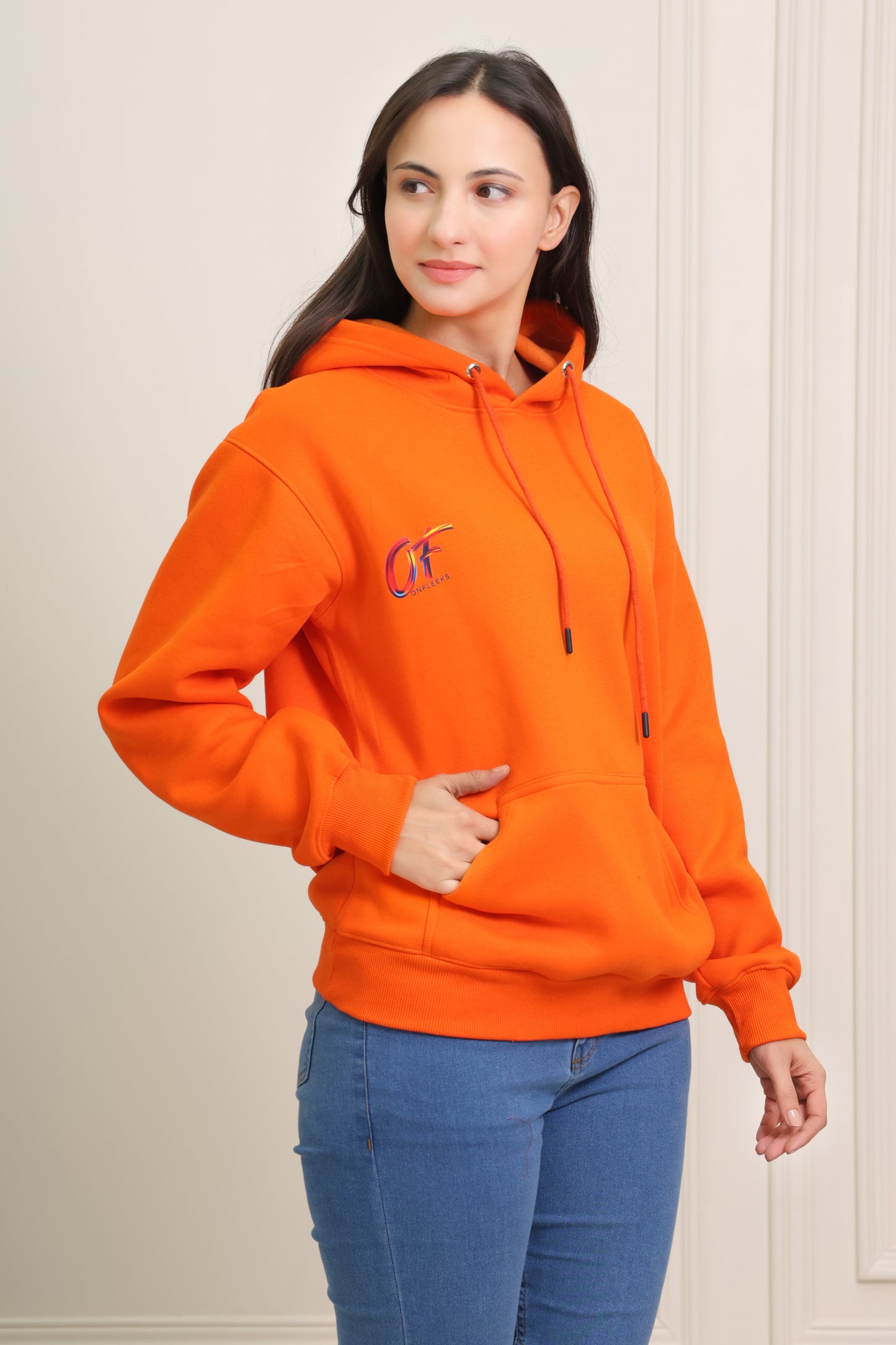 Bunny Orange Hoodie