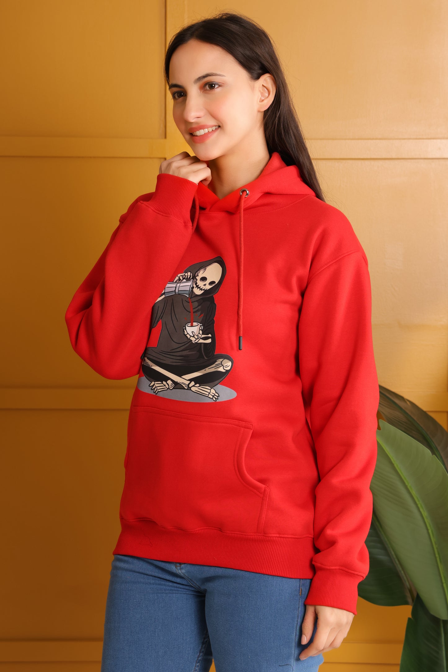 Skeleton Red Hoodie