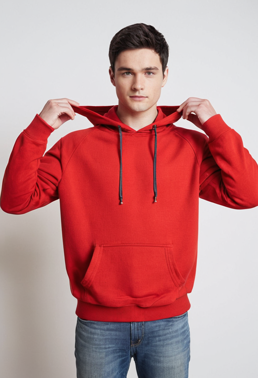 Red Radiance Red hoodie